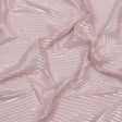 Polyester Chiffon with Abstract Pleats and Gold Foil - Mauve - Melia Collection