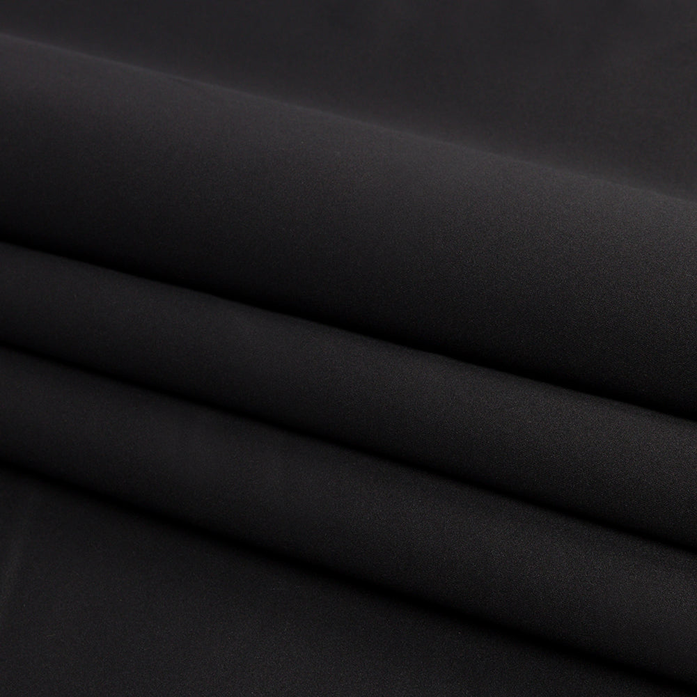 Polyester Duchess Satin - Black - Dominique Collection