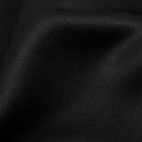 Polyester Duchess Satin - Black - Dominique Collection