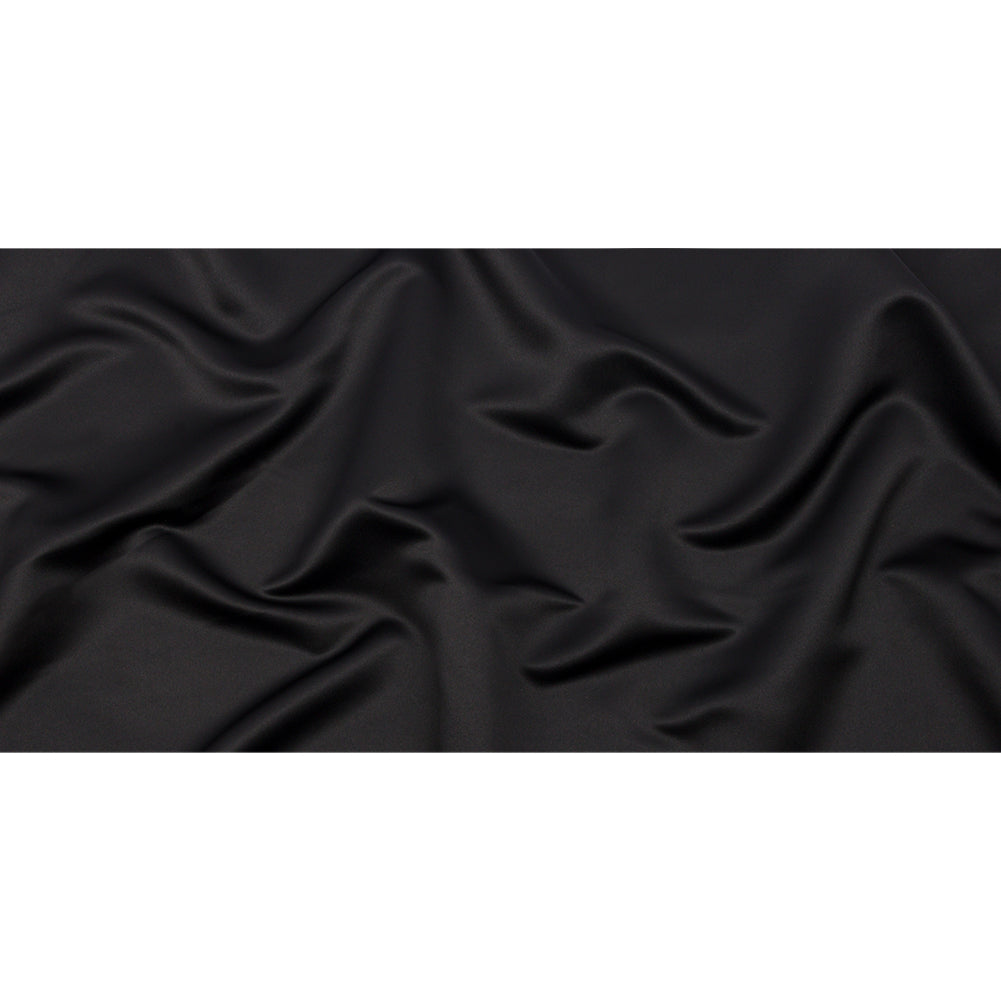 Polyester Duchess Satin - Black - Dominique Collection