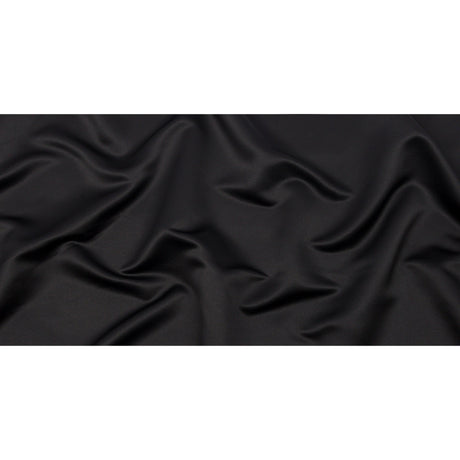 Polyester Duchess Satin - Black - Dominique Collection