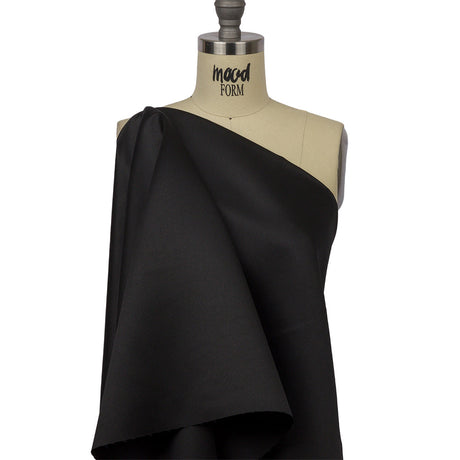 Polyester Duchess Satin - Black - Dominique Collection