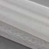Polyester Mesh Organza with Gold Glitter - White - Starlight Collection