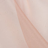 Polyester Mesh Organza with Gold Glitter - Rose Gold - Starlight Collection