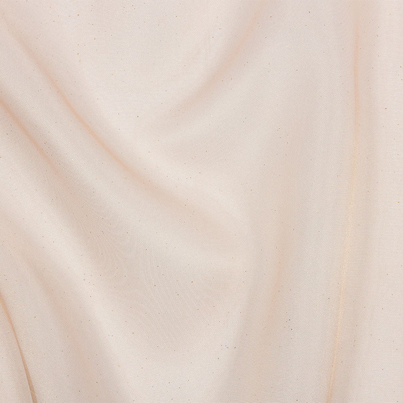 Polyester Mesh Organza with Gold Glitter - Tan - Starlight Collection