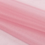 Polyester Mesh Organza with Gold Glitter - Bubblegum - Starlight Collection