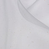 Polyester Mesh Organza with Gold Glitter - Pale Blue - Starlight Collection