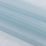 Polyester Mesh Organza with Gold Glitter - Sky Blue - Starlight Collection