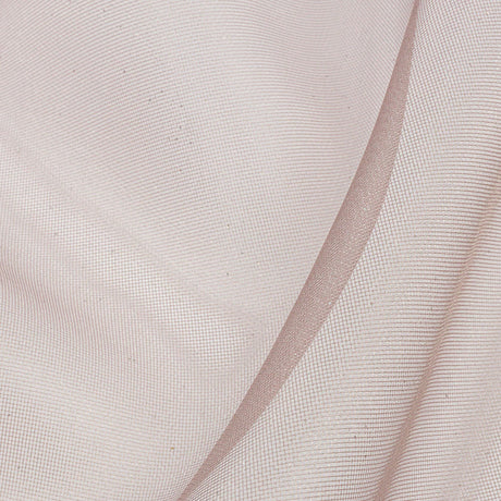 Polyester Mesh Organza with Silver Glitter - Stone - Starlight Collection
