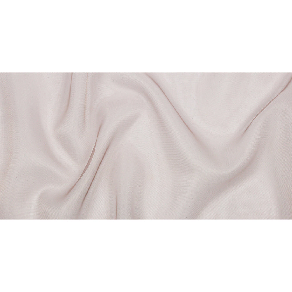 Polyester Mesh Organza with Silver Glitter - Stone - Starlight Collection