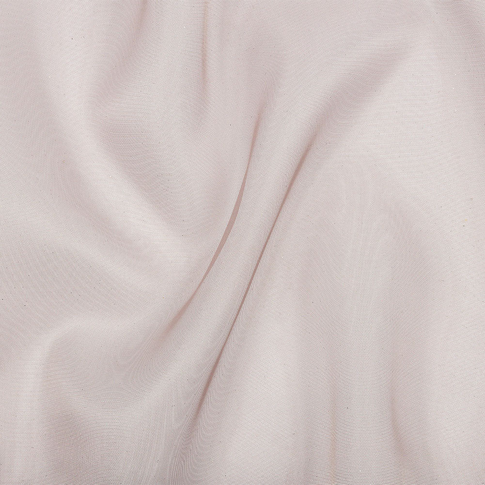 Polyester Mesh Organza with Silver Glitter - Stone - Starlight Collection