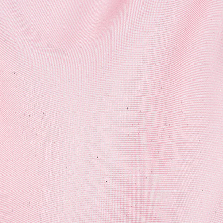 Polyester Mesh Organza with Silver Glitter - Bubblegum - Starlight Collection