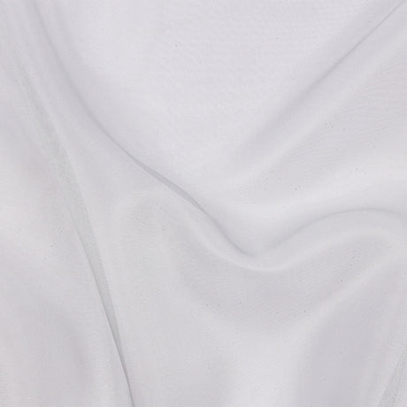 Polyester Mesh Organza with Silver Glitter - Pale Blue - Starlight Collection