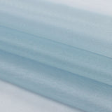 Polyester Mesh Organza with Silver Glitter - Sky Blue - Starlight Collection