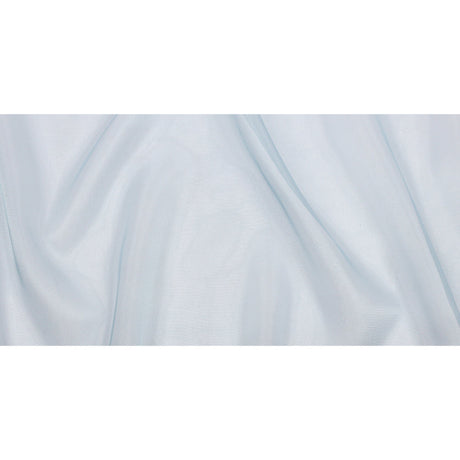 Polyester Mesh Organza with Silver Glitter - Sky Blue - Starlight Collection