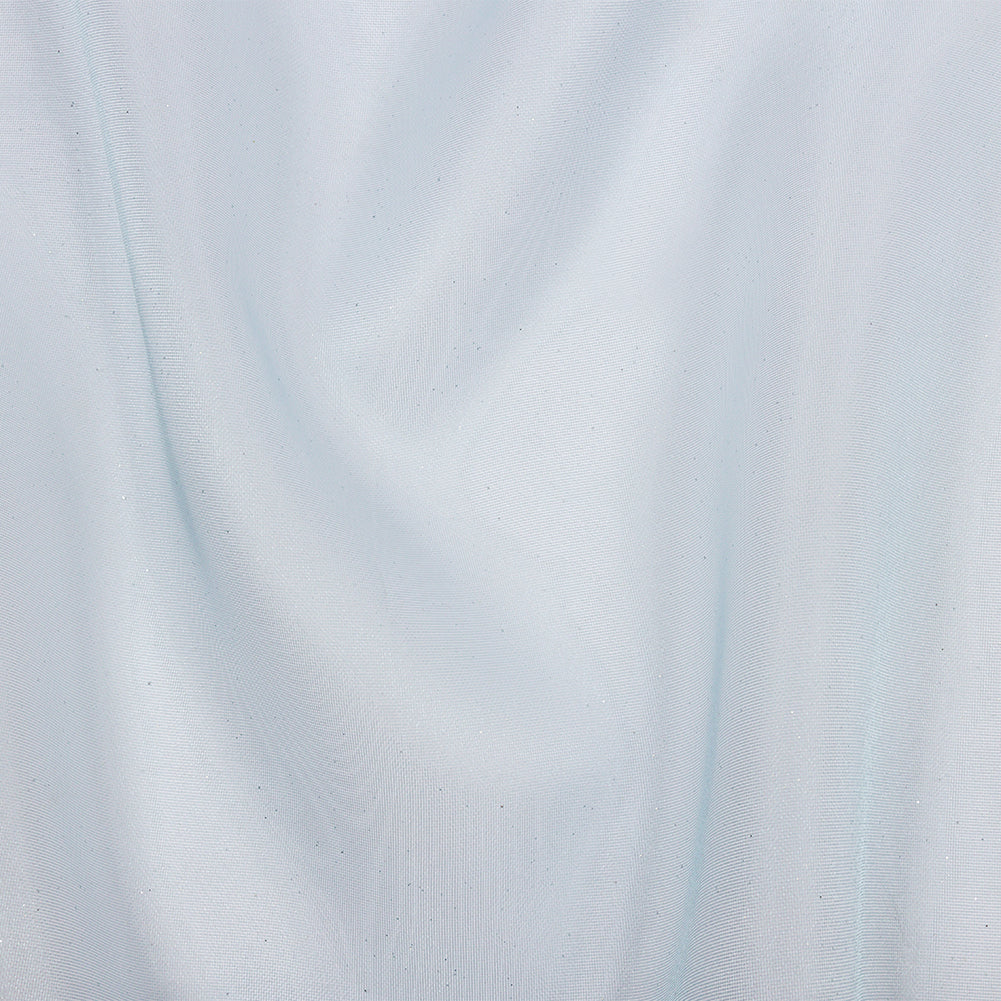 Polyester Mesh Organza with Silver Glitter - Sky Blue - Starlight Collection