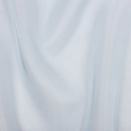 Polyester Mesh Organza with Silver Glitter - Sky Blue - Starlight Collection