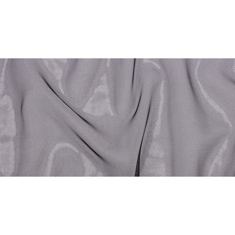 Polyester Mesh Organza with Silver Glitter - Black - Starlight Collection