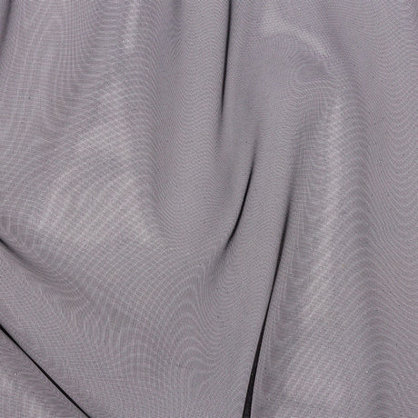 Polyester Mesh Organza with Silver Glitter - Black - Starlight Collection