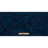 Island Batiks Foundation Basics Navy Abstract Quilting Cotton