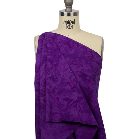 Island Batiks Foundation Basics Purple Abstract Quilting Cotton