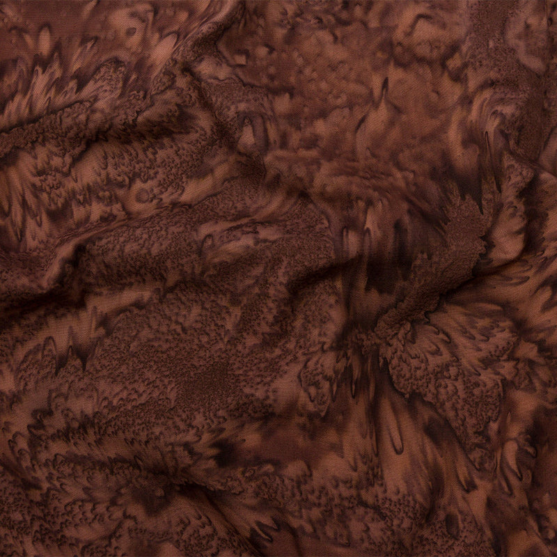 Island Batiks Foundation Basics Coffee Abstract Quilting Cotton