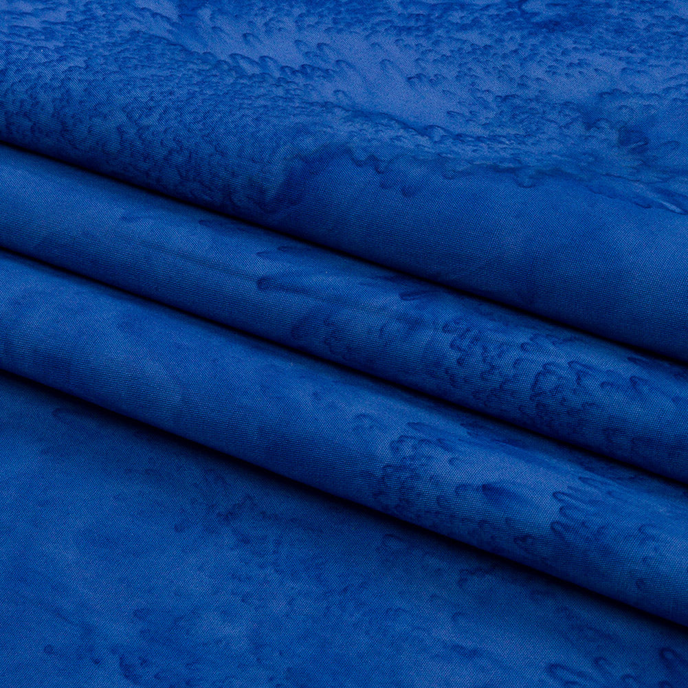 Island Batiks Foundation Basics Blueberry Abstract Quilting Cotton