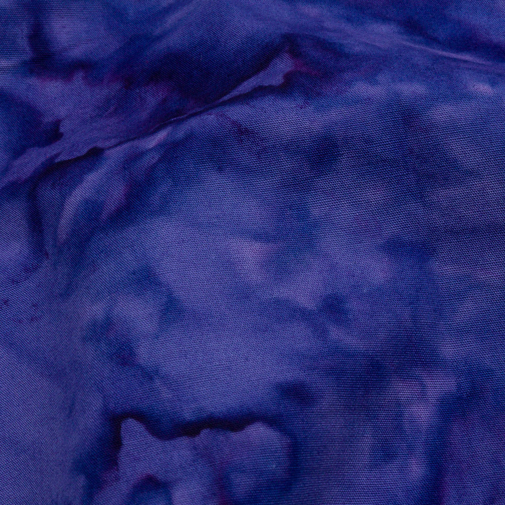 Island Batiks Foundation Basics Blurple Abstract Quilting Cotton