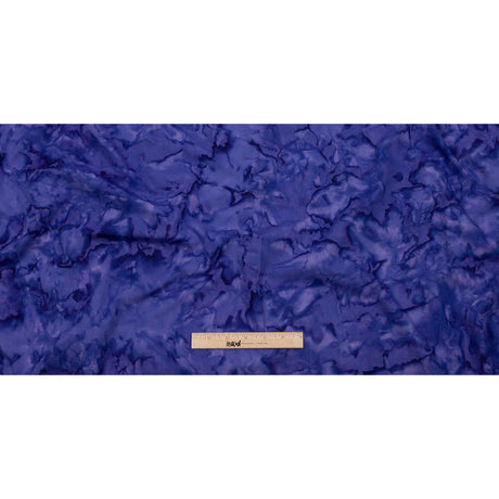 Island Batiks Foundation Basics Blurple Abstract Quilting Cotton