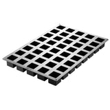 Silikomart SQ081 Cube Silicone Baking & Freezing Mold, 40 Cavities