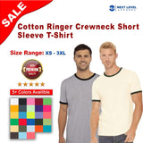Next Level® Cotton Ringer Crewneck Short Sleeve T-Shirt