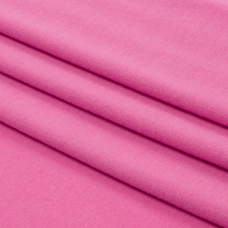 Pink Recycled Polyester Interlock Knit