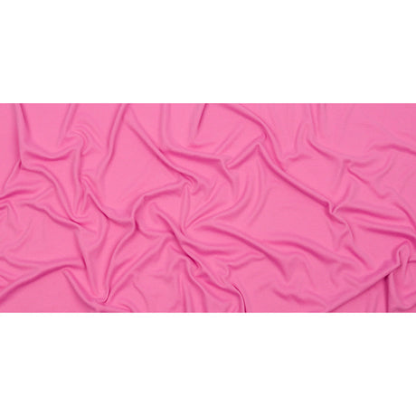 Pink Recycled Polyester Interlock Knit