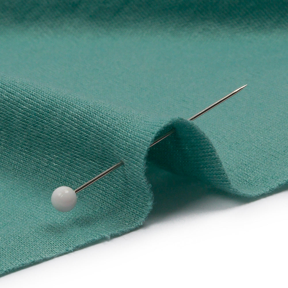 Green Recycled Polyester Interlock Knit