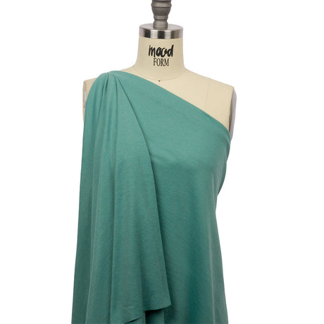 Green Recycled Polyester Interlock Knit