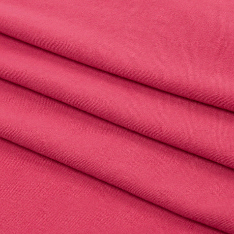 Soft Red Recycled Polyester Interlock Knit