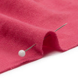 Soft Red Recycled Polyester Interlock Knit