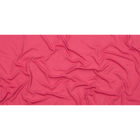 Soft Red Recycled Polyester Interlock Knit