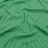 Grass Green Stretch Cotton and Modal 3x3 Rib Knit