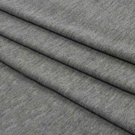 Heathered Gray Stretch Rayon Jersey