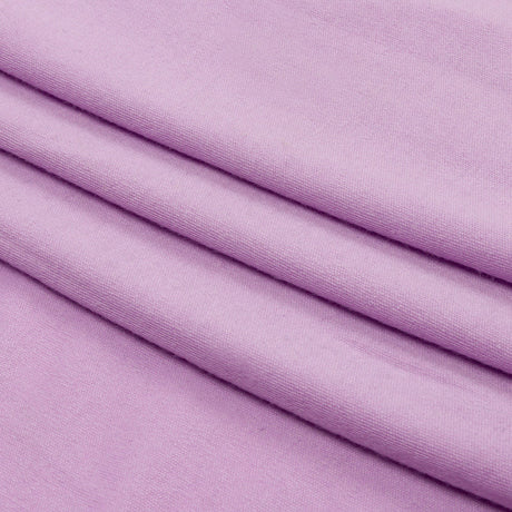 Lavender Recycled Polyester Interlock Knit