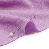 Lavender Recycled Polyester Interlock Knit