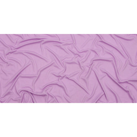 Lavender Recycled Polyester Interlock Knit