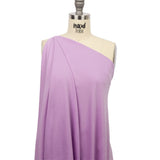 Lavender Recycled Polyester Interlock Knit