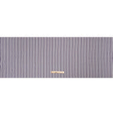 Medium Weight Linen Woven - Eggplant Stripes - Lydia Collection