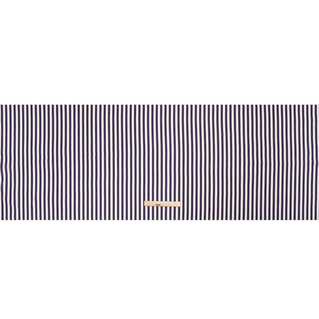 Medium Weight Linen Woven - Eggplant Stripes - Lydia Collection