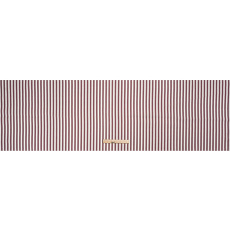 Medium Weight Linen Woven - Dusty Plum Stripes - Lydia Collection