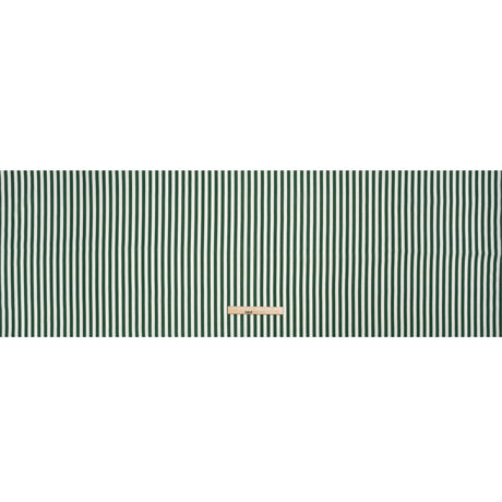 Medium Weight Linen Woven - Hunter Green Stripes - Lydia Collection