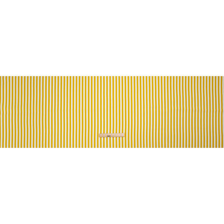 Medium Weight Linen Woven - Citrus Yellow Stripes - Lydia Collection
