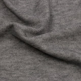 Heathered Pewter Lightweight Rayon Rib Knit